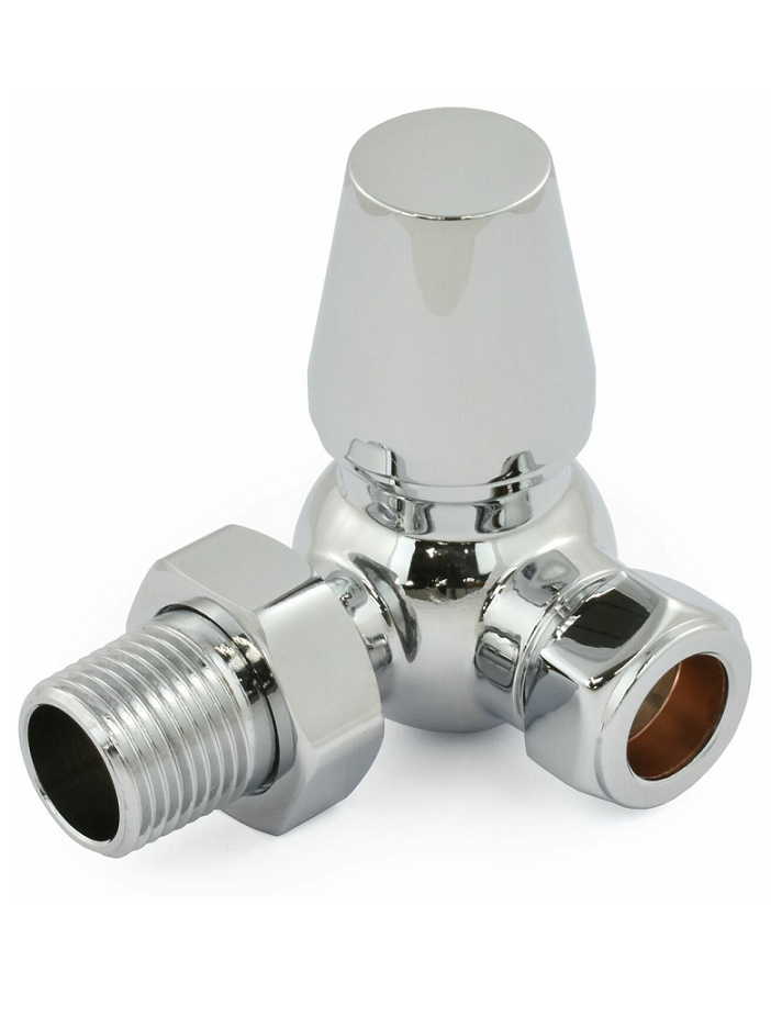 Lambeth Corner TRV Set - Polished Chrome